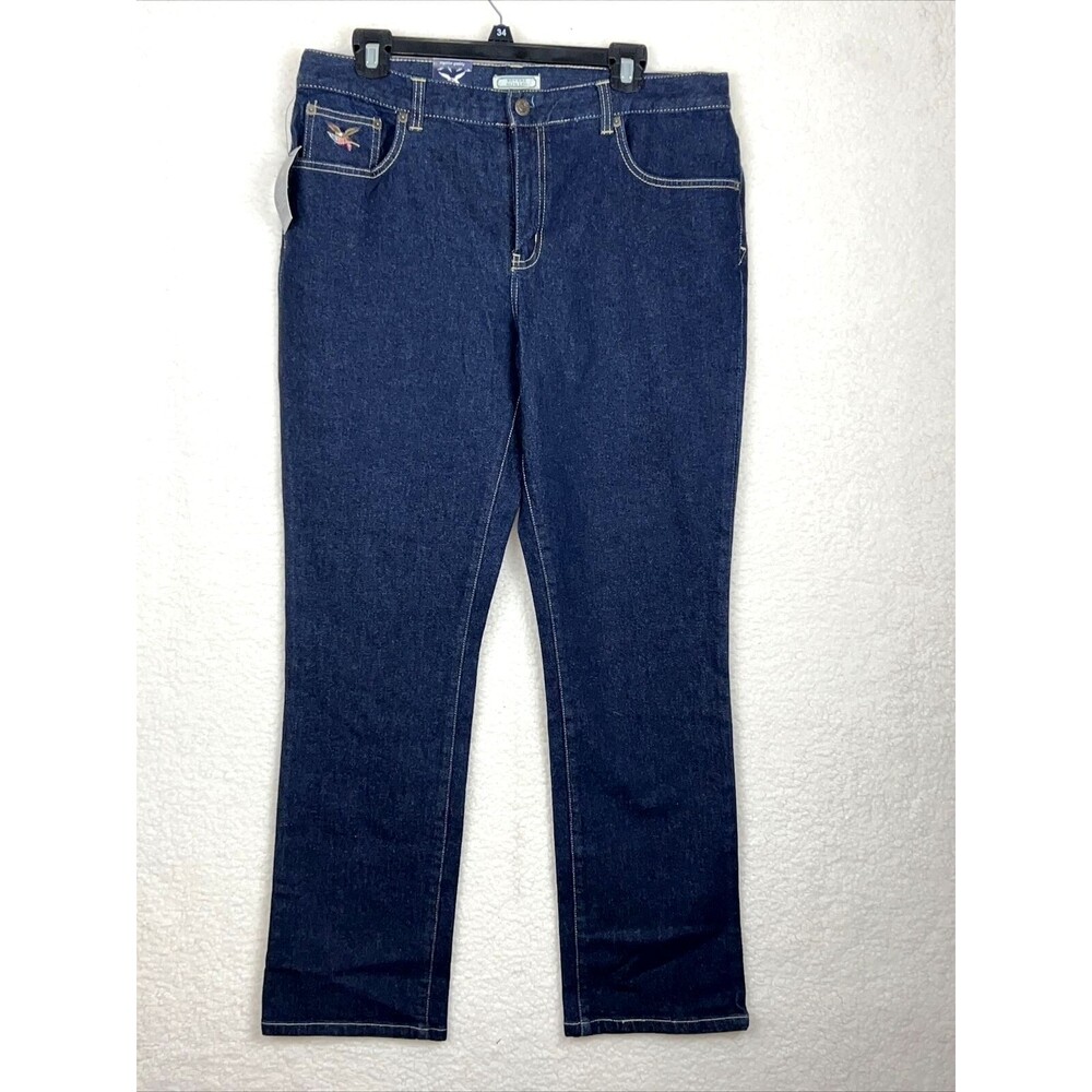 American Living Jeans Revere Slim Leg Eagle Flag Women’s Size 14